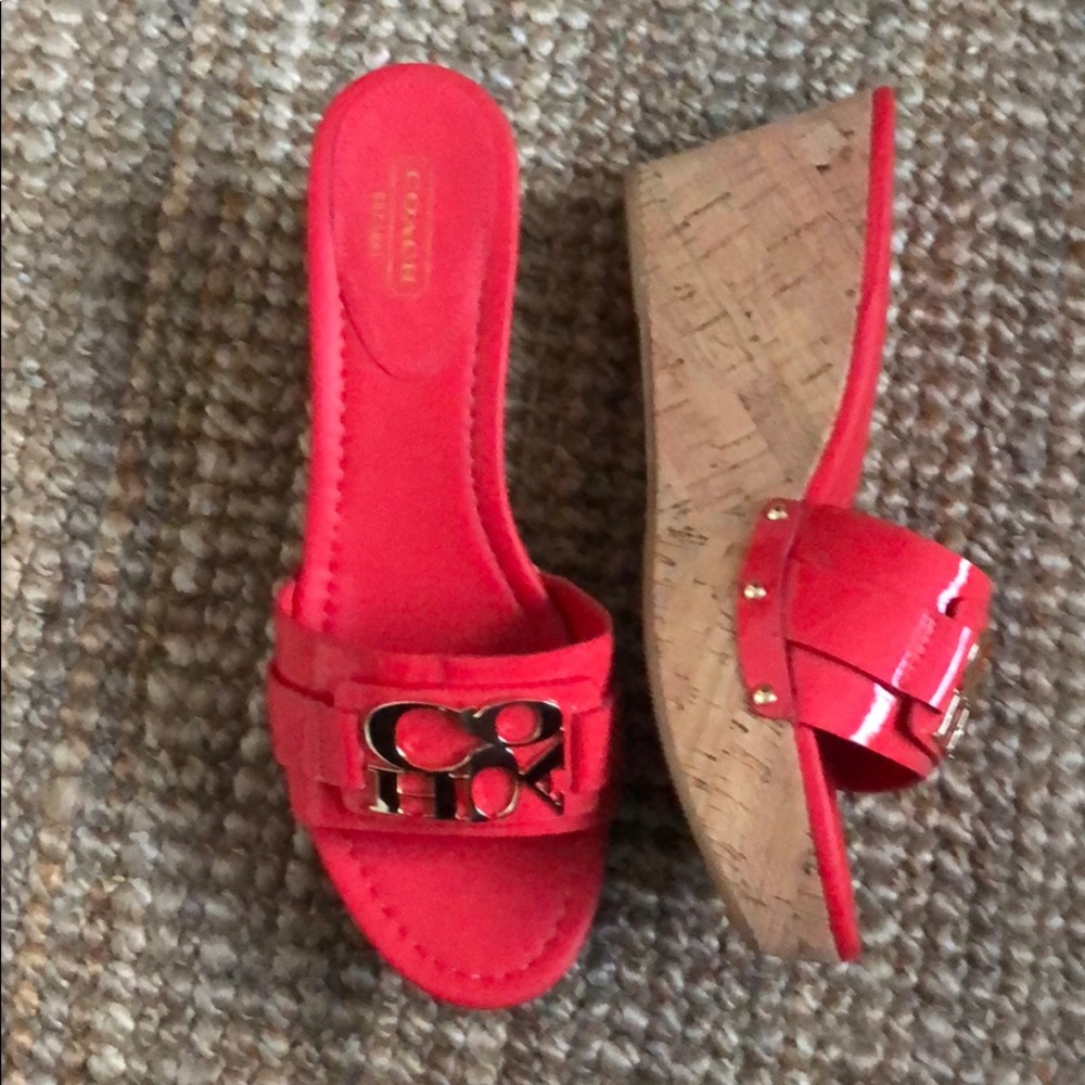 Coach wedges